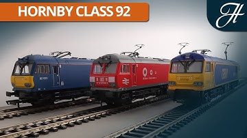 Hornby OO Gauge Class 92 - Model Overview & Running Session