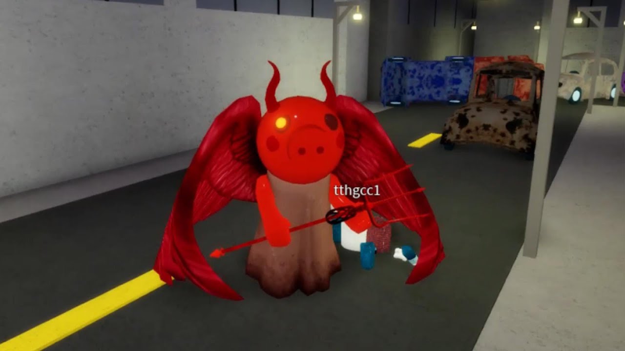 Roblox Piggy, Devil Piggy, Piggy Devil Skin, Piggy, Roblox Pigg...