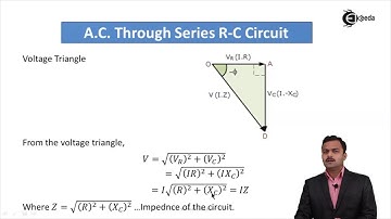 What is Concept of AC through Series R-C circuit - AC Circuits - Basic Electrical Engineering