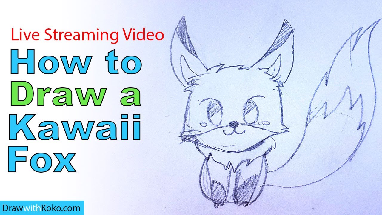 How To Draw An Anime Fox easy Step by Step  YouTube