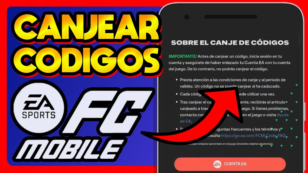 ✅COMO CANJEAR CODIGOS EN FC MOBILE