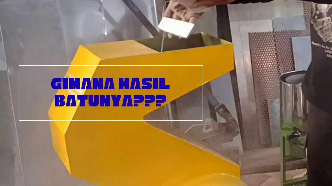 MESIN HAMMERMIL KITA UJI COBA MENGGUNAKAN BATU HASIL MARI KITA LIHAT