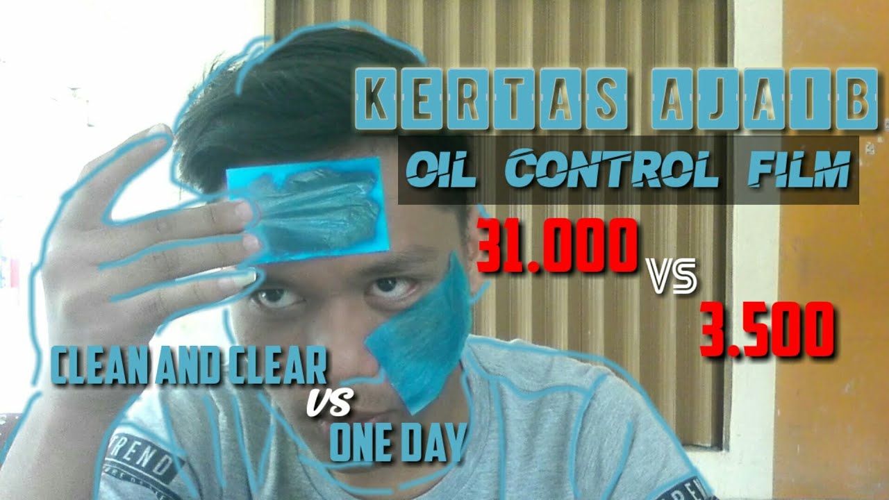 Review Kertas Ajaib Oil Control Film Clean Clear Dan One Day Efektif Menghilangkan Minyak Di Wajah Youtube