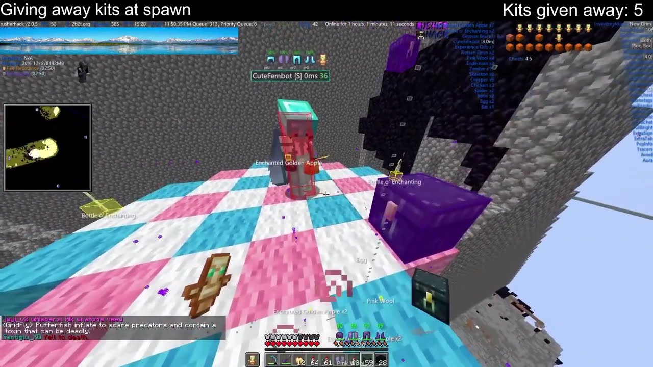 2b2t Base-Hunting Stream Highlights #2