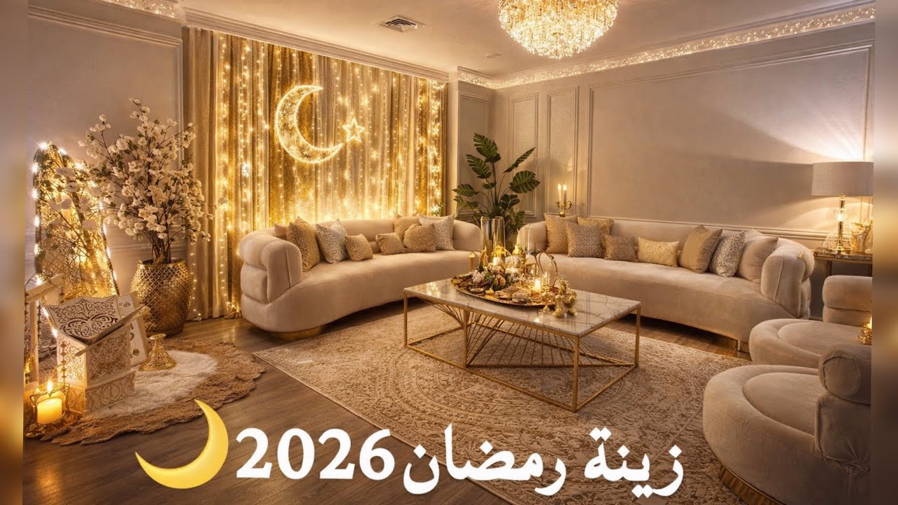 ديكور صالتي الجديدة لرمضان 2026 🌙أجواء روحانية وراحة نفسية 🌙سحورنا الطيب