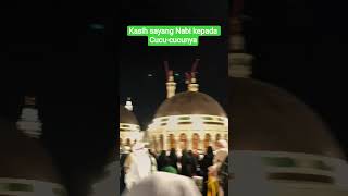 Kasih Sayang Nabi Muhammad  Kepada Cucucucunyakasihsayangnabi hasanhusain akhlakrasulullah