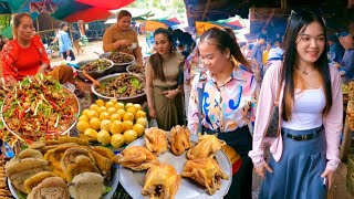 Cambodian Street Food - Walking tour @ Countryside Market Delicious Plenty of Khmer foods