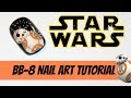 How to star wars nail art tutorial   the force awakens bb8