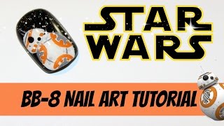 How To Star Wars Nail Art Tutorial |  The Force Awakens BB-8