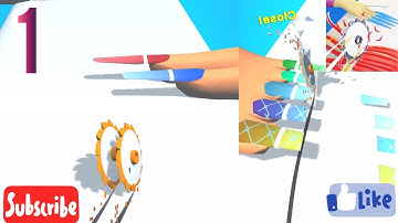 NOOB Vs PRO Vs HACKER - slice Nail #slicenail#games #mrgames