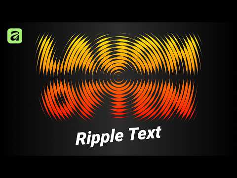 Ripple Text Effect Tutorial in Affinity