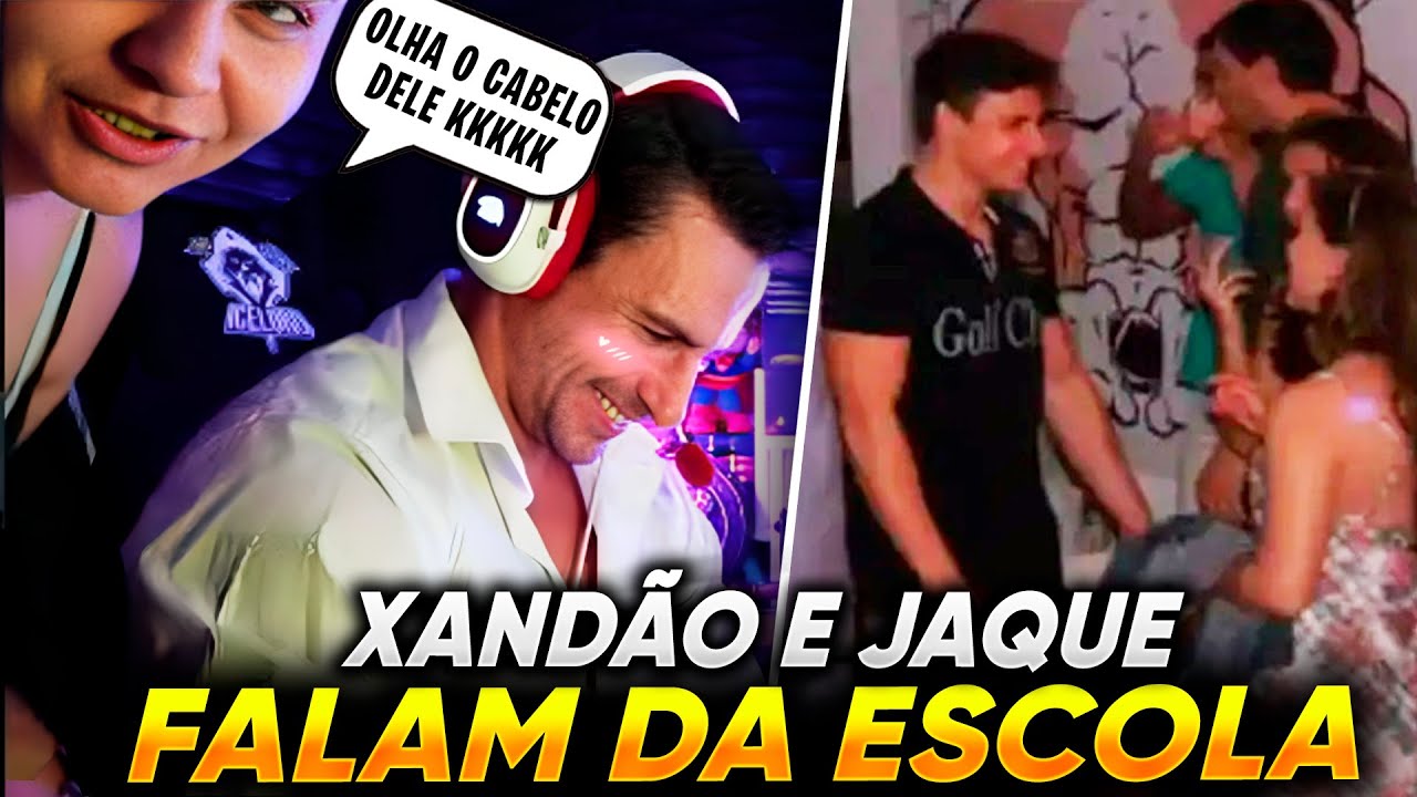 SUPER XANDÃO e JAQUELINE RELEMBRAM a ÉPOCA ESFACELADA da ESCOLA KKKKKKK