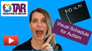 Visual schedule autism