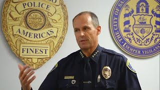 Raw video: Police Chief Suspends Officer Over 'Concerning' Social Media Post