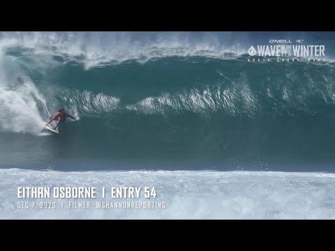 Eithan Osborne at Pipeline, Dec 7, 2020