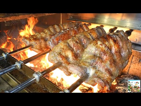 Корейская УЛИЧНАЯ Еда - ТОП Лучших БЛЮД: Курица-ГРИЛЬ, Корейское БАРБЕКЮ...