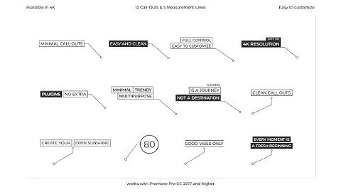 Minimal Call-Outs Motion Graphics Templates