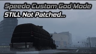 Gta Online What The Speedo Custom God Mode Glitch Shows Us...
