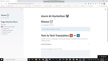 Glossa - Azure AI Hackathon