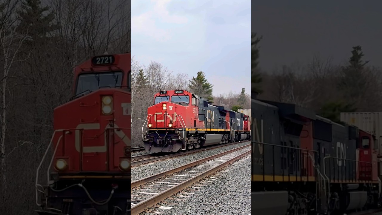 IC 2721 + CN 5682 lead CN Q106 south