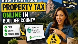 How to pay your property tax online in Boulder County