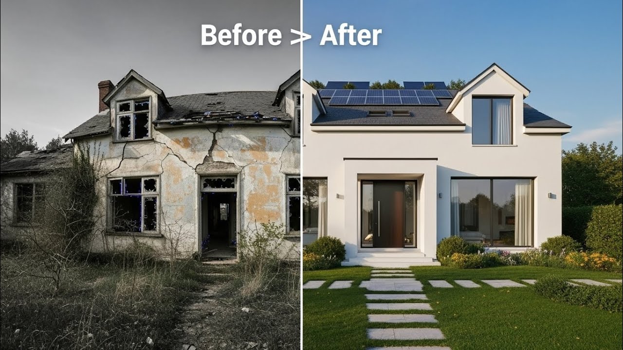 Old House → Luxury Home Transformation 😲