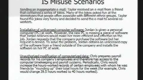 CERIAS Security: USER AWARENESS OF SECURITY AND ITS IMPACT ON SYSTEMS MISUSE 6/6