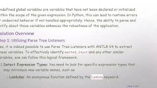 Celebrity How to Extract undefined global variables Using ANTLR V4 Wealth