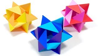 ユニット折り紙「ヒッカケ」 Kusudama Modular Origami Hikkake