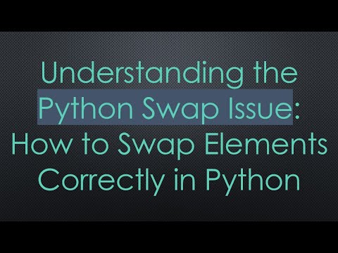 Understanding the Python