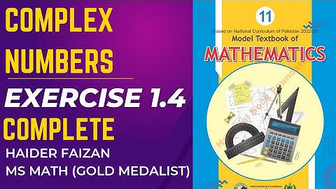 Exercise 1.4 class 11 Nbf | Ex 1.4 Math NBF  | National Book Foundation | complete solution