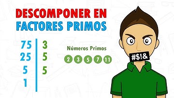 DESCOMPONER UN NUMERO EN FACTORES PRIMOS Super facil - Para principiantes