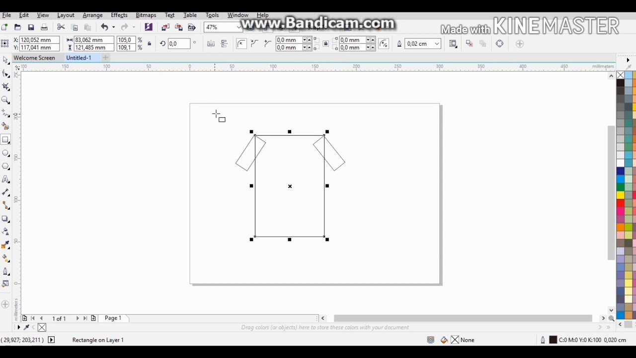  Tutorial  desain  baju  menggunakan aplikasi corel draw  YouTube