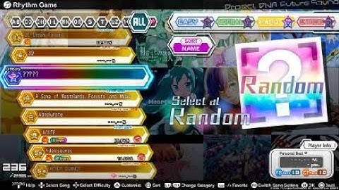 Hatsune Miku: Project DIVA Future Tone-The Random Song