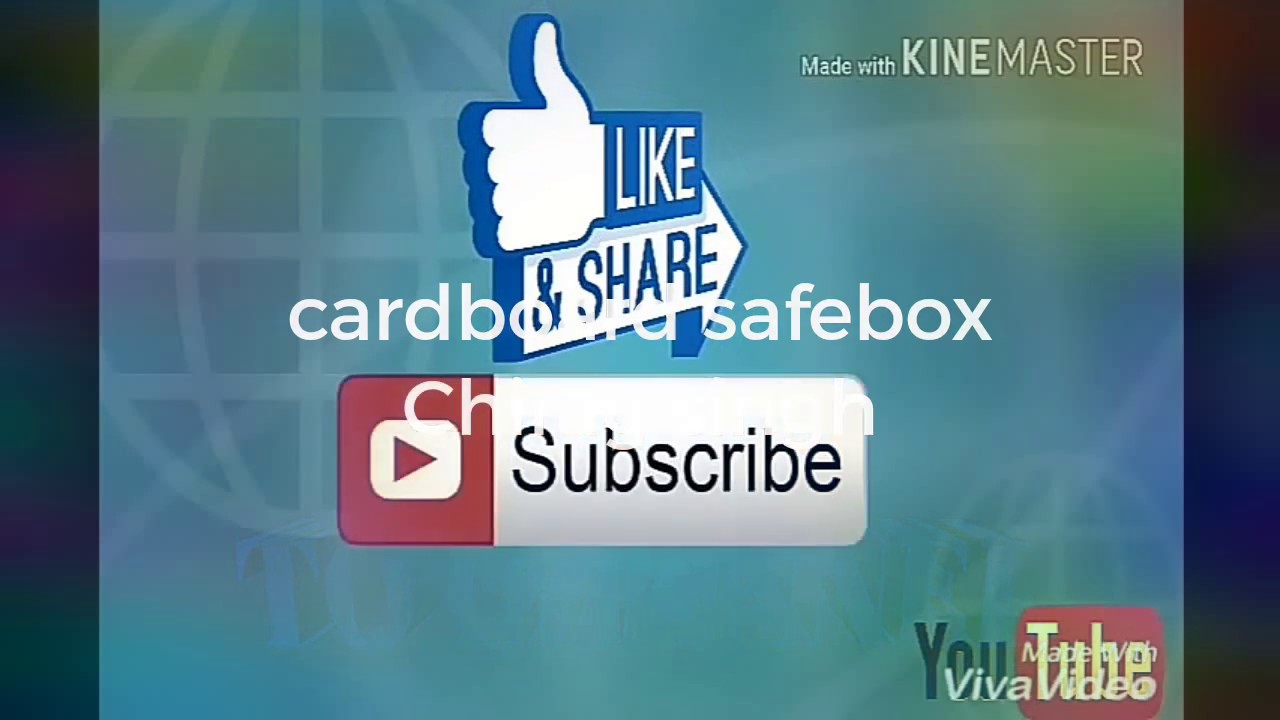 (HINDI) How to make a cardboard safe box...... YouTube