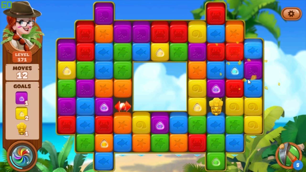 Lost Island Blast Adventure level 171