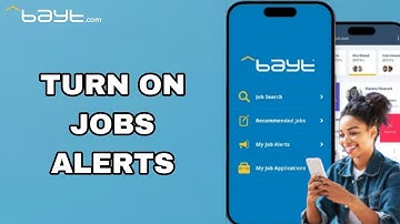 Hoe u vacaturemeldingen inschakelt in de Bayt.com-app | Stap voor stap