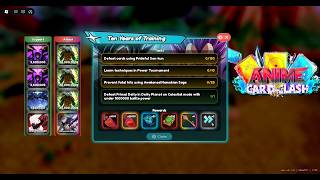 Primal Deity Quests Team Anime Card Clash #roblox screenshot 3
