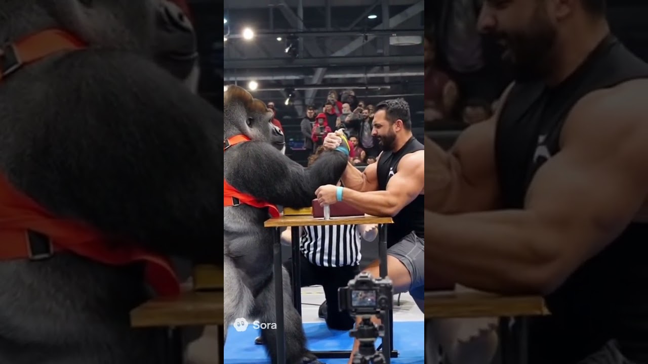 Man vs Gorilla – Arm Wrestling Championship