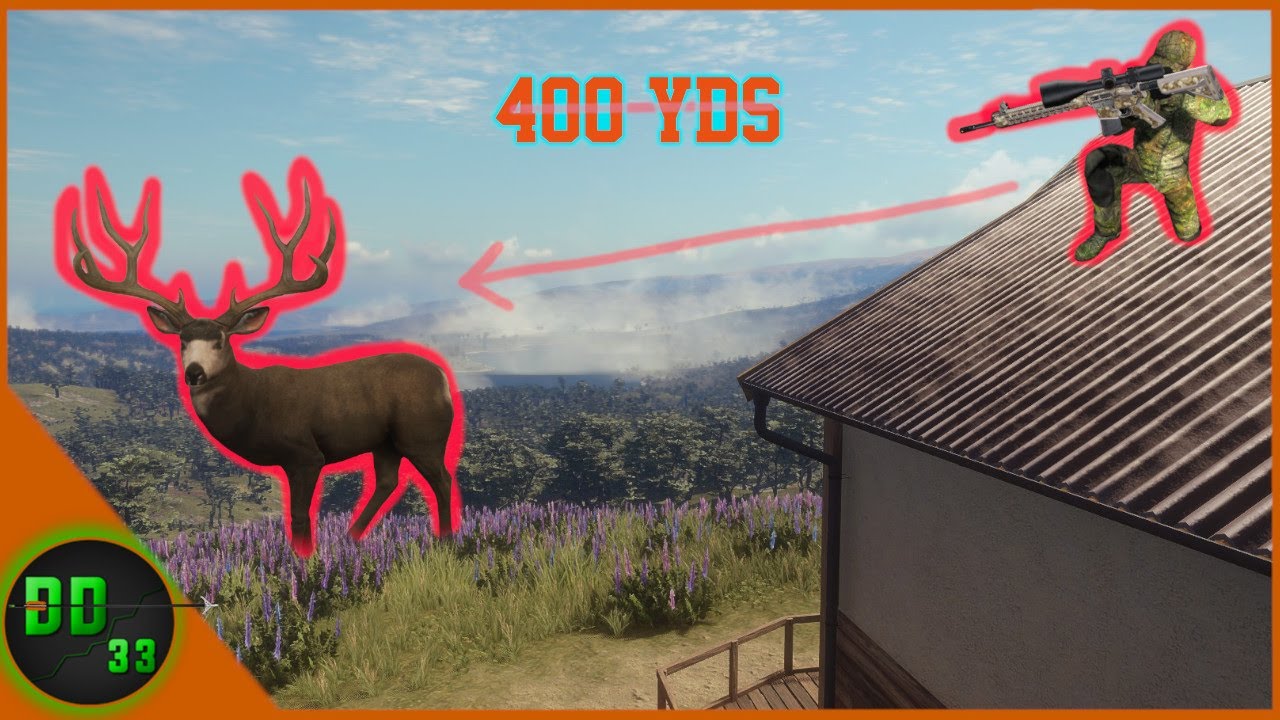 Deer Hunting from on Top Of The Lodge! Call Of The Wild YouTube