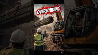 Crane operator mistake o#CraneSafety #LiftingSafety #ConstructionSafety #SafetyFirst #CraneOperator