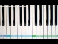 24 seven   Big Time Rush 24 seven Piano Cover Tutorial Main Melody Only &hearts;