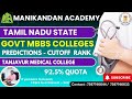 Tamil Nadu MBBS 2025 | Thanjavur Govt College Seat & Predicted Ranks
