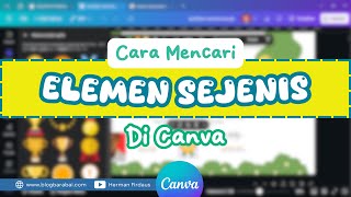 Cara Mencari Elemen Sejenis di Canva