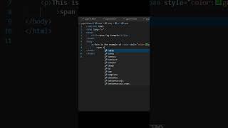 html code using span tag News