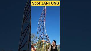 wahana extreme# roller coaster# wahana bermain. #kereta