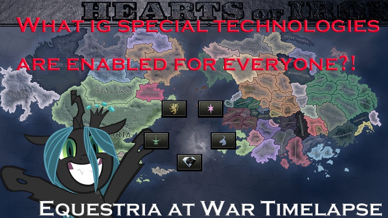 Эквестрия эт вар карта