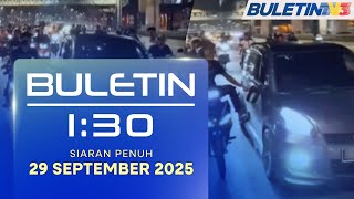 Polis Buru Sekumpulan Penunggang Motosikal Ancam Pemandu Kereta | Buletin 1.30, 29 September 2025