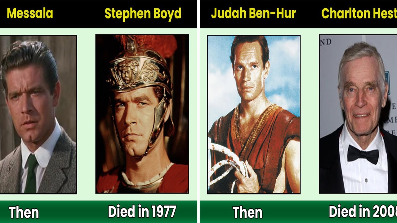 Ben Hur 1959 Cast THEN AND NOW 2025 - YouTube