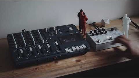 Tascam 414 MKII and Hologram Electronics Microcosm